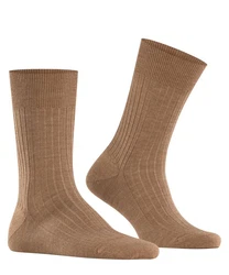 FALKE Socken Bristol Pure Khaki/Braun/Beige