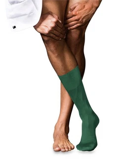 FALKE Socken No. 9 Pure Fil d'Ecosse (1-Paar) Dunkelgrün/Grün FALKE Socken No. 9 Pure Fil d'Ecosse (1-Paar) Dunkelgrün/Grün