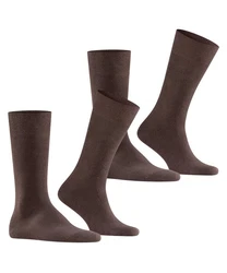 FALKE Socken Swing 2-Pack Dunkelbraun/Grau/Braun/Khaki/Lila