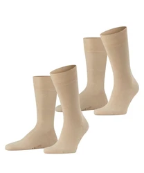 FALKE Socken Swing 2-Pack Beige/Khaki
