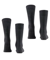 FALKE Socken Swing 2-Pack Schwarz/Dunkelgrau/Grau/Dunkelblau