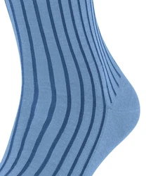 FALKE Socken Shadow Hellblau/Blau/Grau