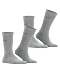 Esprit Socken Basic Uni 2-Pack Grau/Hellgrau/Dunkelgrau