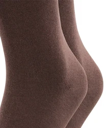 Esprit Socken Basic Uni 2-Pack Lila/Grau/Dunkelbraun/Braun