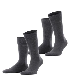 Esprit Socken Basic Uni 2-Pack Dunkelgrau/Grau/Schwarz/Dunkelblau