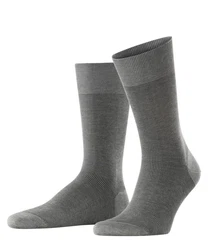 FALKE Socken Fine Shadow Dunkelgrau/Grau