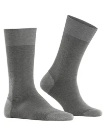 FALKE Socken Fine Shadow Dunkelgrau/Grau