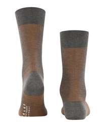FALKE Socken Fine Shadow Dunkelbraun/Grau/Khaki/Beige/Orange/Braun