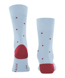 FALKE Socken Dot Hellblau/Rot