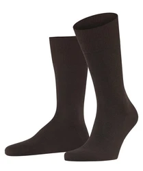 FALKE Socken Airport Dunkelbraun/Schwarz