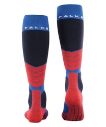 FALKE Skisocken SK2 Intermediate Wool Hellblau/Rot/Blau