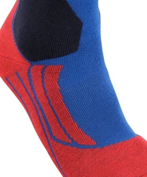 FALKE Skisocken SK2 Intermediate Wool Hellblau/Rot/Blau