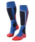 FALKE Skisocken SK2 Intermediate Wool Hellblau/Rot/Blau