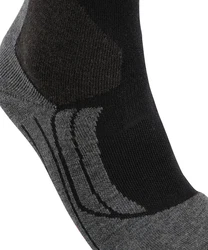 FALKE Skisocken SK2 Intermediate Wool Schwarz/Grau/Dunkelgrau