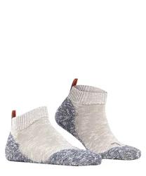FALKE Socken Lodge Homepad Grau/Weiß