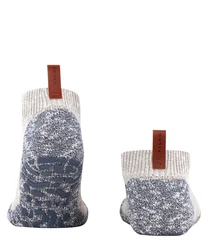 FALKE Socken Lodge Homepad Grau/Weiß