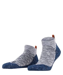 FALKE Socken Lodge Homepad Grau/Hellblau/Dunkelblau/Blau/Rot