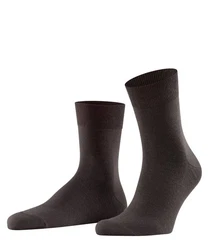 FALKE Socken Airport (1-Paar) Dunkelbraun/Schwarz/Grau