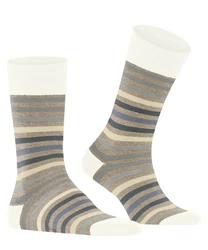 FALKE Socken Tinted Stripe Beige/Lila/Braun/Mischfarben