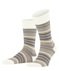 FALKE Socken Tinted Stripe Beige/Lila/Braun/Mischfarben