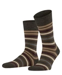 FALKE Socken Tinted Stripe Dunkelbraun/Khaki/Grau/Dunkelgrün/Mischfarben/Beige/Lila