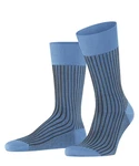 FALKE Socken Oxford Stripe  Grau/Dunkelblau/Hellblau