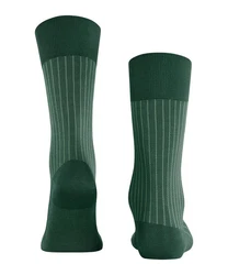 FALKE Socken Oxford Stripe  Dunkelgrün/Grün