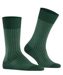 FALKE Socken Oxford Stripe  Dunkelgrün/Grün