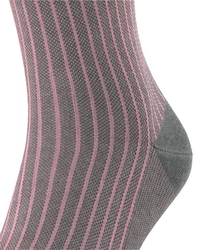 FALKE Socken Oxford Stripe  Rosa/Lila
