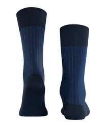FALKE Socken Oxford Stripe  Dunkelblau/Blau