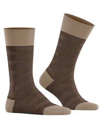 FALKE Socken Sensitive Mapped Line Braun/Grau/Beige/Khaki/Dunkelbraun/Lila