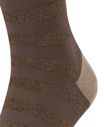 FALKE Socken Sensitive Mapped Line Braun/Grau/Beige/Khaki/Dunkelbraun/Lila