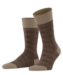 FALKE Socken Sensitive Mapped Line Braun/Grau/Beige/Khaki/Dunkelbraun/Lila