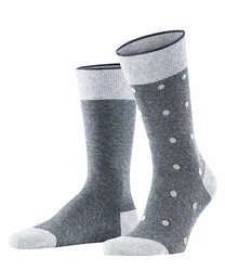Esprit Socken Piqu Dot 2-Pack Grau/Dunkelblau/Dunkelgrau