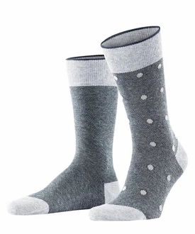 Esprit Socken Piqu Dot 2-Pack Grau/Dunkelblau/Dunkelgrau