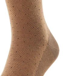FALKE Socken Sensitive Herringbone Braun/Beige