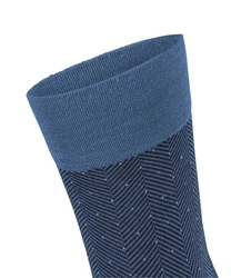 FALKE Socken Sensitive Herringbone Blau/Dunkelblau/Hellblau