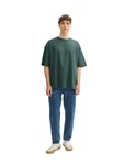 TOM TAILOR Denim T-Shirt Oversized Dunkelgrün/Grün/Türkis