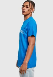 Mister Tee T-Shirt Los Angeles Wording Tee Blau