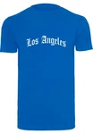 Mister Tee T-Shirt Los Angeles Wording Tee Blau