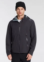 CMP Funktionsjacke MAN JACKET FIX HOOD grau