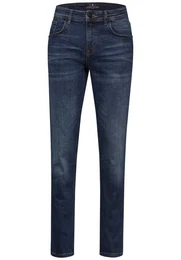 Slim-fit-Jeans softer Materialmix
