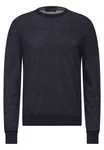 STREET ONE MEN Rundhalspullover Melange