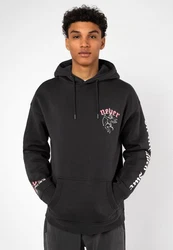 SUBLEVEL Oversized Backprint Hoodie Dunkelgrau/Schwarz/Grau
