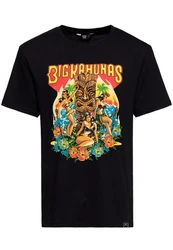 KingKerosin Print-Shirt Big Kahunas Schwarz