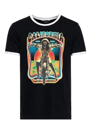 Print-Shirt Sweet Heart (1-tlg) mit 70s Style Motorrad Artwork
