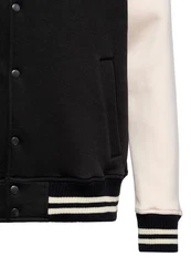 KingKerosin Collegejacke Super Cock Creme/Schwarz/Braun/Gelb