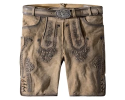 Stockerpoint Trachtenlederhose Artur Braun/Khaki/Beige
