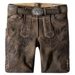 Stockerpoint Trachtenlederhose Artur Braun/Khaki/Dunkelbraun/Grau
