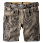Stockerpoint Trachtenlederhose Artur Khaki/Braun/Grau